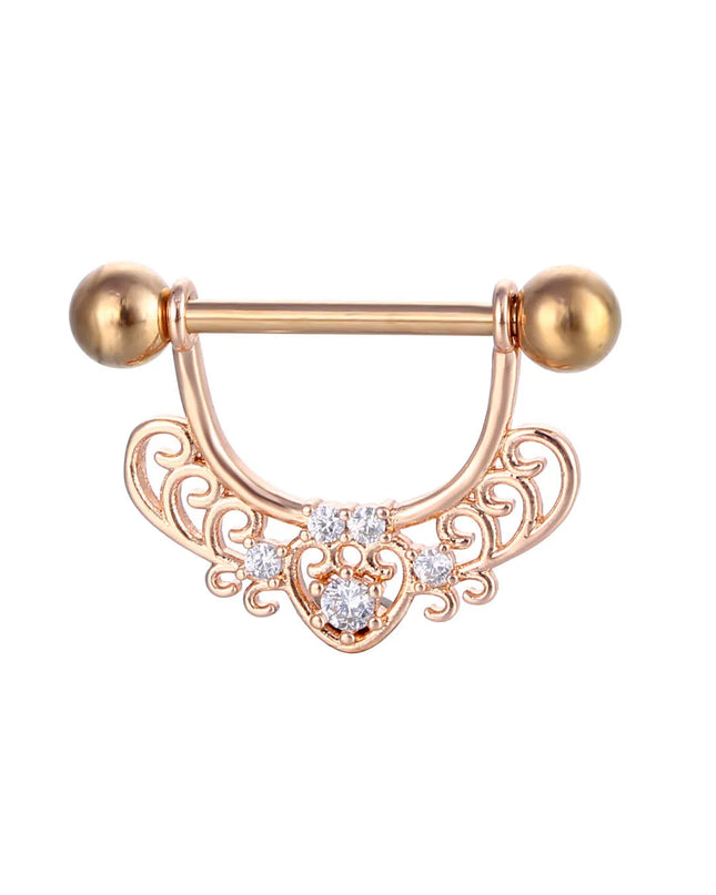 1PC Nipple Ring Surgical Steel Bar U Shape Barbell Body Piercing Jewelry