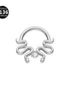 1.2*8mm / Style 2 silver