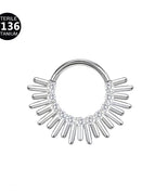 1.2*8mm / Style 5 silver