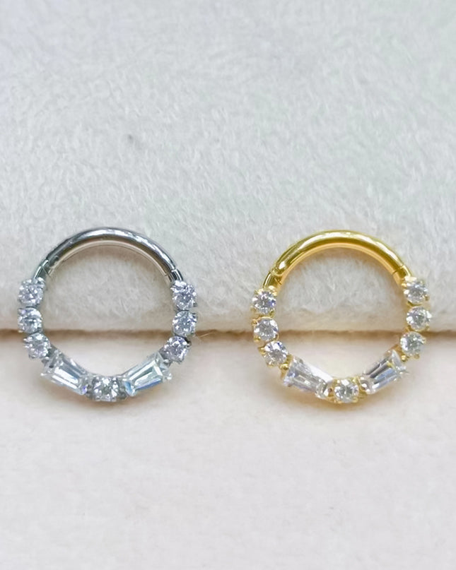 2024 new G23 titanium alloy tassel nose ring ear bone ring carved nose ring explosion puncture jewelry