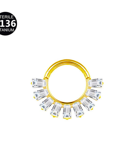 2024 new G23 titanium alloy tassel nose ring ear bone ring carved nose ring explosion puncture jewelry