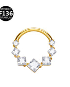 1.2x8mm / Gold and white
