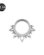 1.2*8mm / Style 9 silver