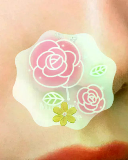 L Shaped Nose Studs Rings Cute Heart Moon Shiny Zircon Gold Silver Color Nose Piercing For Women Girl Nostril Jewelry