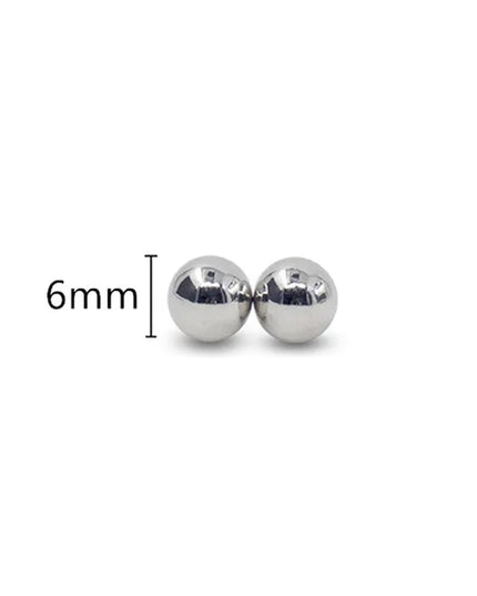 1Pair Ultra Powerful Magnet Nipple Piercing Women Balls Clamps Strong Magnetic Clitoris Bondage Sexy Body Piercing for Couple