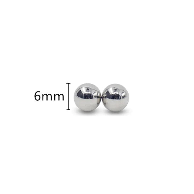 1Pair Ultra Powerful Magnet Nipple Piercing Women Balls Clamps Strong Magnetic Clitoris Bondage Sexy Body Piercing for Couple