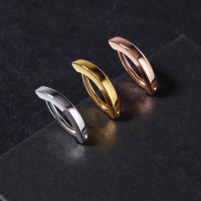 1Pc Navel Piercing Perforated Minimalist Pierced Belly Button Ring Anti-allergy Copper Belly Button Ring Body Piercing Umbilical