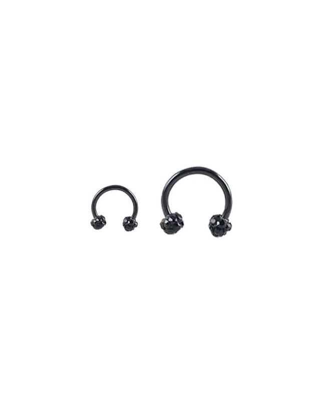 Nose Cuff Punk Gifts Men Earrings Diamond Septum Rings Piercing Nose Ring Body Jewelry Stainless Steel