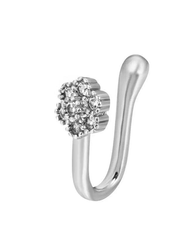 Men Women Nose Ring Clip Fake Septum Piering Rock Hip Hoop Punk Stainless Steel Body Jewelry Non Perforation Nose Clip Ring 2026