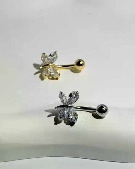 Bow Belly Button Ring Navel Piercing Sexy Belly Rings Body Piercing Navel Rings