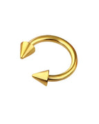 8X Gold / Nose Rings & Studs / Face|C-shaped and spiral