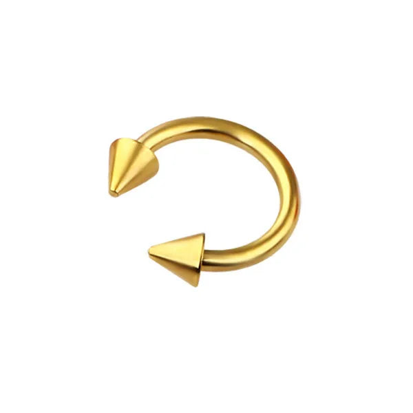 8X 16G 1.2mm Multicolour Septum Horseshoe Nose Ring Steel 3mm Cone Ear Tragus Monroe Lip Stud Body Piercing