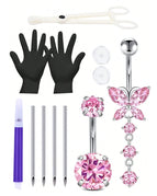 6 / Navel & Bell Button Rings / body|Curved barbell
