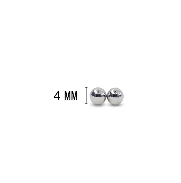 1Pair Ultra Powerful Magnet Nipple Piercing Women Balls Clamps Strong Magnetic Clitoris Bondage Sexy Body Piercing for Couple