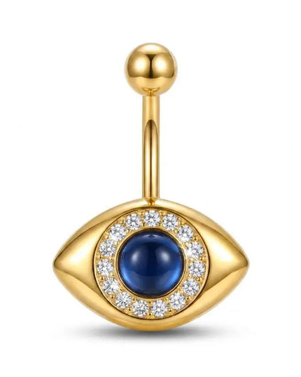 Crystal Pendant Belly Button Ring For Women Star Zircon Navel Ring Jewelry Pentagram Belly Ring Sexy Body Piercing Jewelry