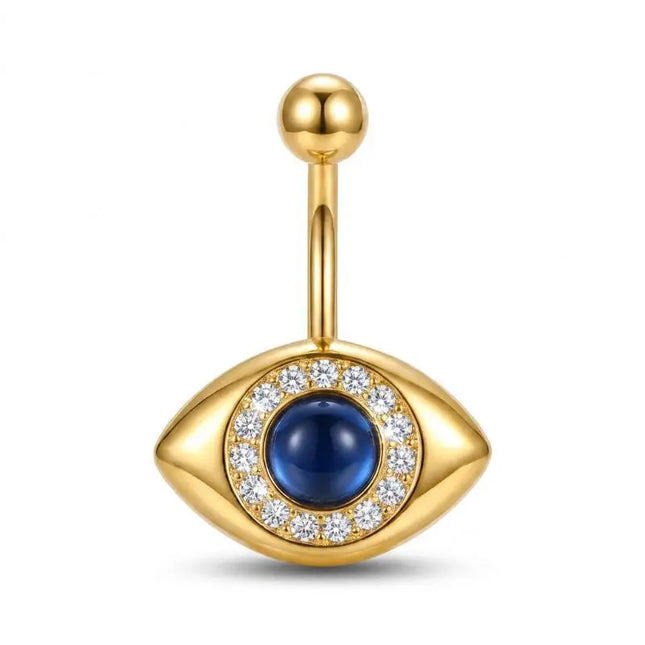 Crystal Pendant Belly Button Ring For Women Star Zircon Navel Ring Jewelry Pentagram Belly Ring Sexy Body Piercing Jewelry