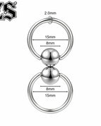 Style 5 / Nipple Rings / 2 pieces|body