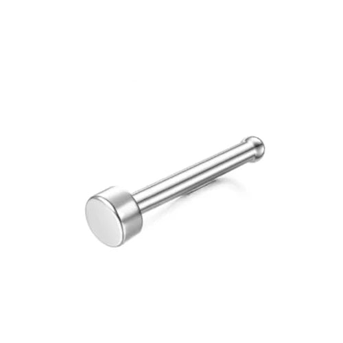 Bobisty 1Pc Nose Rings for Women Men Surgical Stainless Steel Retainer Clear Nose Rings Hoops Cartilage Tragus Piercing Jewelry