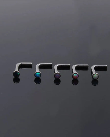 3/4/5/8/10/15/30pcs/lot Fake Nose Studs Ring Piercing Sets L-S-Shaped Curved Nose Rings Pack Steel Star Heart Moon Nose Jewelry