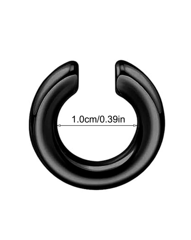 1pc Exaggerated c-Shaped Non-Piercing Nose Ring Fake Piercing Non-Piercing Ear Bone Clips For Men Ear Cuff Earrings