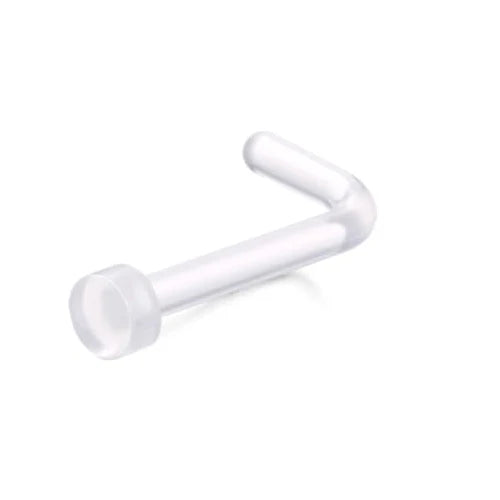 Bobisty 1Pc Nose Rings for Women Men Surgical Stainless Steel Retainer Clear Nose Rings Hoops Cartilage Tragus Piercing Jewelry