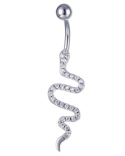 Crystal Belly Button Ring Animal Shape Belly Piercing Stainless Steel Heart Navel Curved Barbell Rings Sexy Body Jewelry