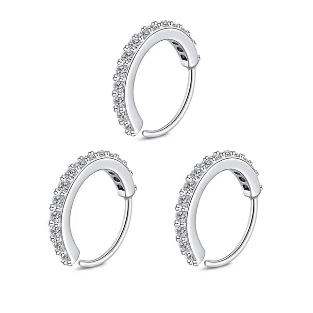 1/2/3pcs Fake Nose Ring For Women Stainless Steel Round Cartilage Tragus Helix Ear Nose Piercing Falso Nariz Body Jewelry