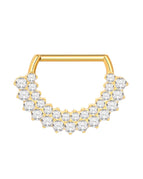 D-Gold Color / Nipple Rings / 14G 1.6x14mm|body
