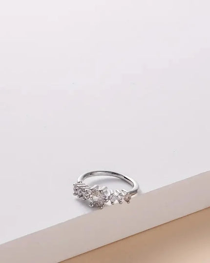 Simple Single Row Geometric S925 Silver Yellow Nose Ring Women's Body Perforated Ring Decorative Nails Daily Commuting