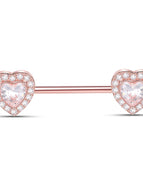 Rose Gold Color / 14G 1.6x16x7.5mm