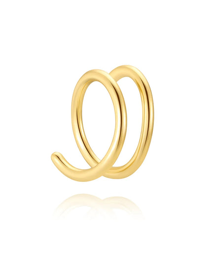 Aide Sterling Silver 925 Pierceing Zircon Nose Ring Simple Round Size Printing Twist Rope Nose Ring Women Jewelry Nose Rings 1pc