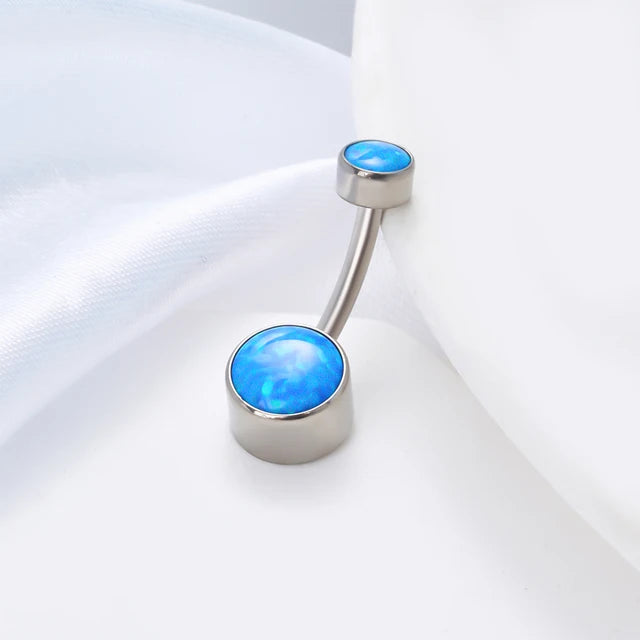 Belly Piercing Button Rings G23 Titanium Astm F136 14g Body Jewelry Internally Threaded Navel Ring Zirconia Earrings Zircon