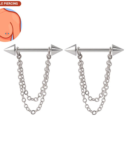 1pair Nipple Piercing Stainless Steel Nipple Rings CZ Butterfly Heart Nipple Barbell For Women Girls 16G Body Piercing Jewelry