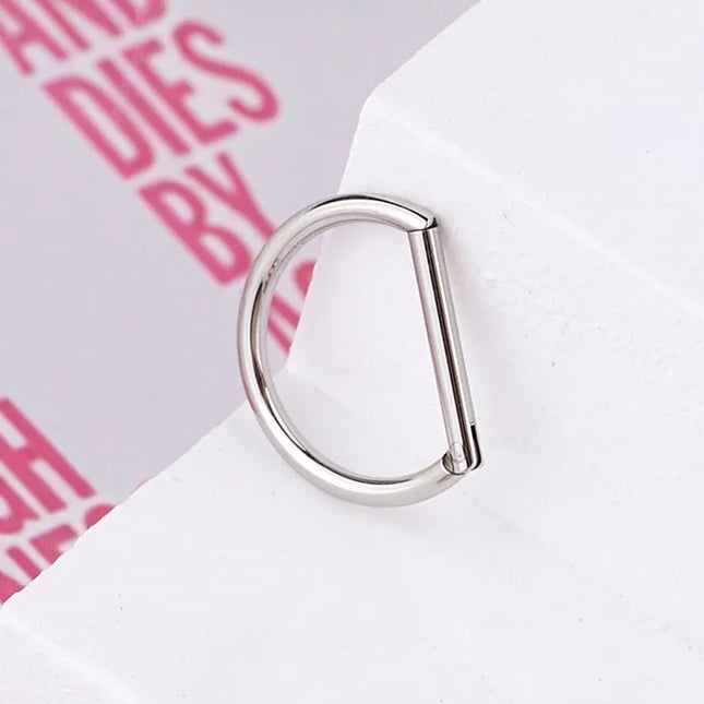 Heart Pearl Nose Rings Pointed Cone Love Lip Pierced Horseshoe Ring Skull Butterfly Nose Septum Piercing Earrings Tragus Jewelry
