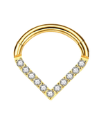 Gold / Plug & Tunnel Jewelry / Diameter 10 mm