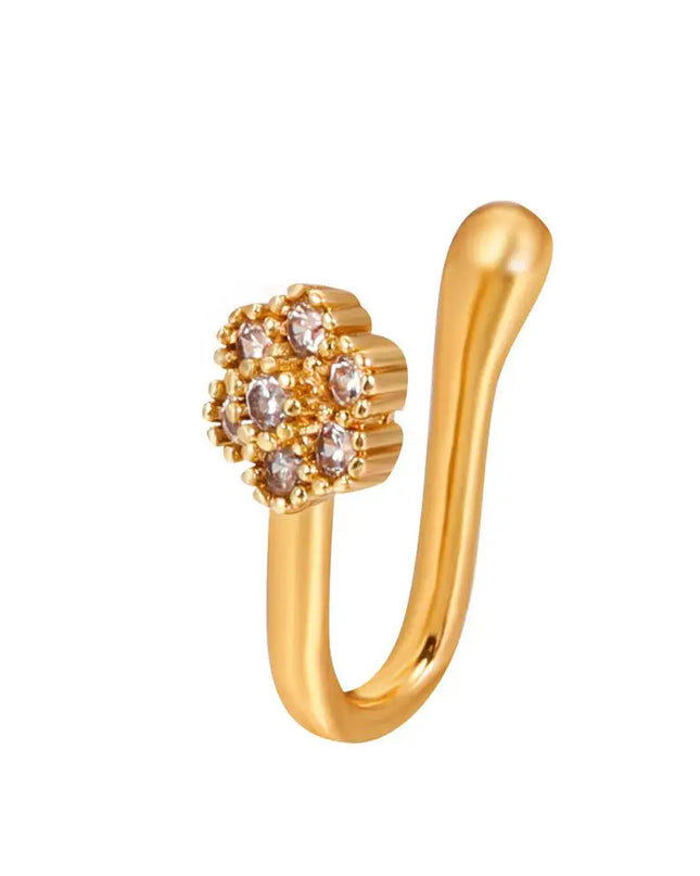 Men Women Nose Ring Clip Fake Septum Piering Rock Hip Hoop Punk Stainless Steel Body Jewelry Non Perforation Nose Clip Ring 2026