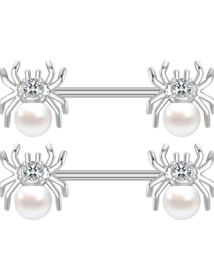 2pcs Animal Plant Series Nipple Piercing Shield Barbell for Women Both Sides Screwed Sexy Body Nipple Ring Piercings Nombril