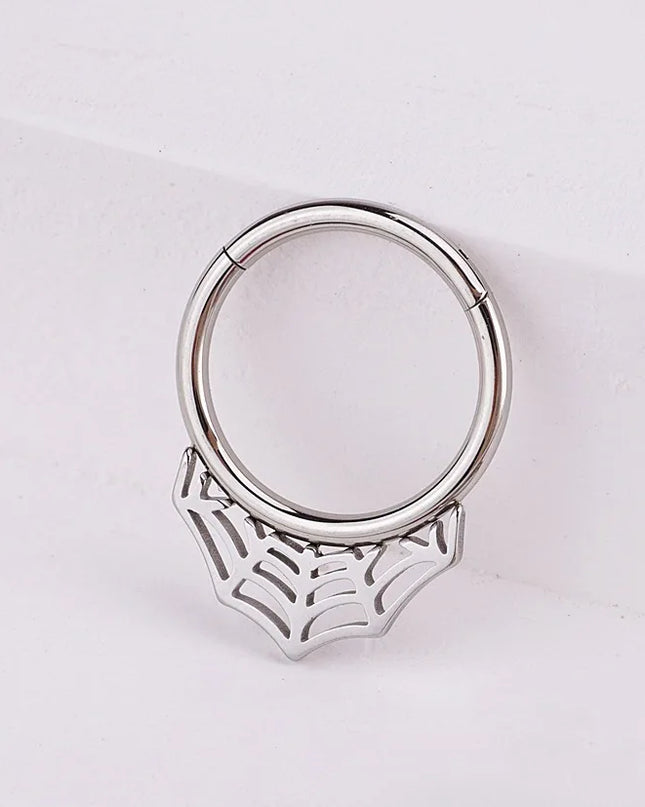 Heart Pearl Nose Rings Pointed Cone Love Lip Pierced Horseshoe Ring Skull Butterfly Nose Septum Piercing Earrings Tragus Jewelry
