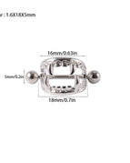 1PC 4 / Nipple Rings / body|Geometric