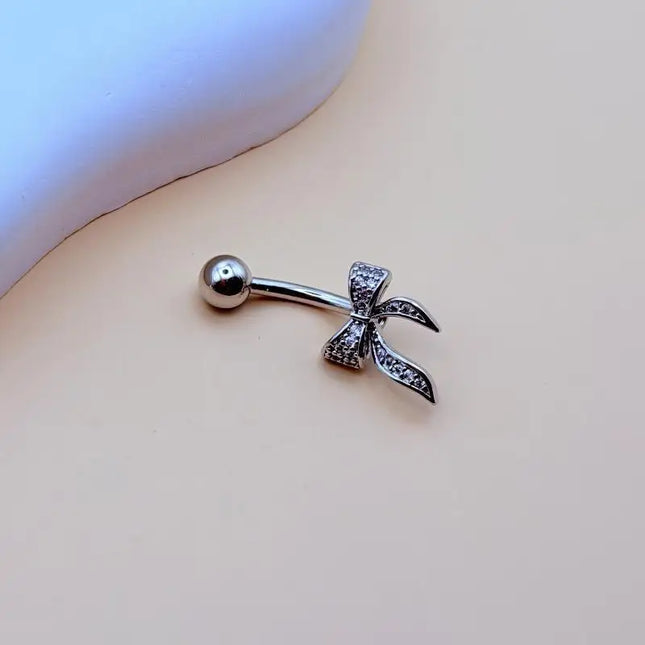 Bow Belly Button Ring Navel Piercing Sexy Belly Rings Body Piercing Navel Rings