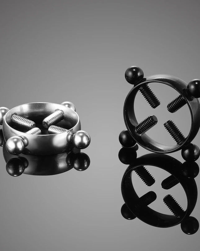 1Pair Stianless Steel Nipple Rings Piercing Jewelry Wholesale Women Sexy Clips Nipple Ring Clamps Pierced  Body Jewelry