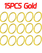 15PCS Gold / 1.2x12mm