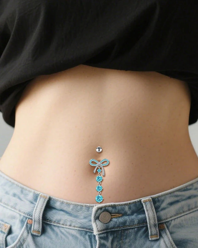 Belly Button Piercing Kit Gun Belly Piercing Gun Navel Piercing Belly Button Ring Piercing Kit Gun Pendant Belly Button Rings