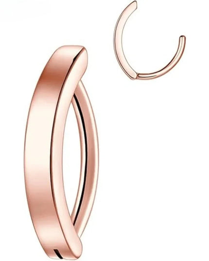 14G Cubic Zirconia Belly Button Ring, Simple Curved Reverse Belly Button Ring Women's Belly Button Piercing Jewelry
