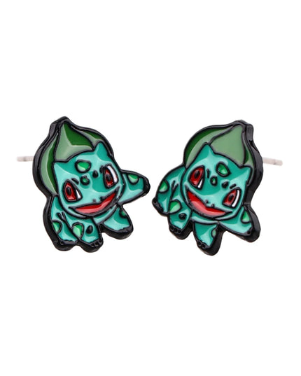 Cute Metal Stainless Steel Piercing Ear Stud Earring For Man Woman Enamel Jewelry Earrings Decorations Fashion Accessories Gifts