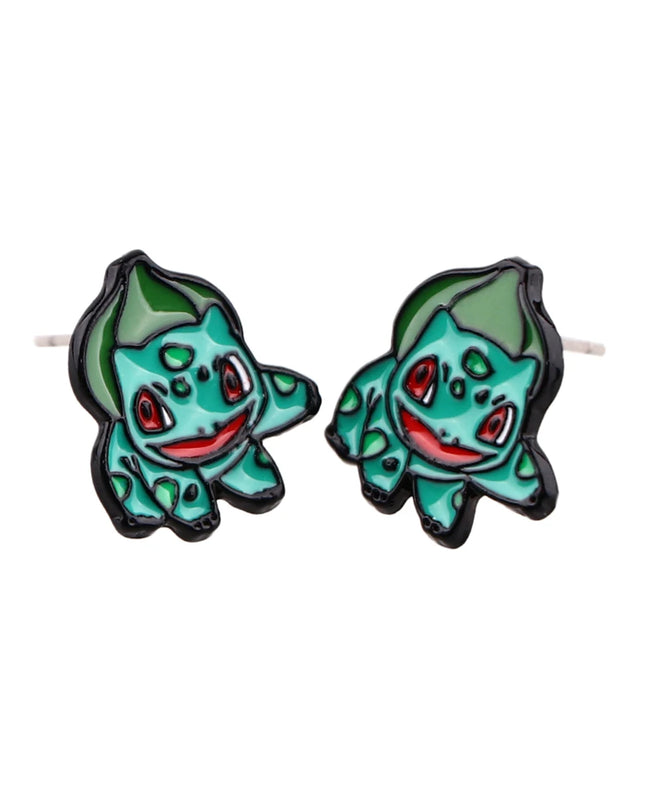 Cute Metal Stainless Steel Piercing Ear Stud Earring For Man Woman Enamel Jewelry Earrings Decorations Fashion Accessories Gifts