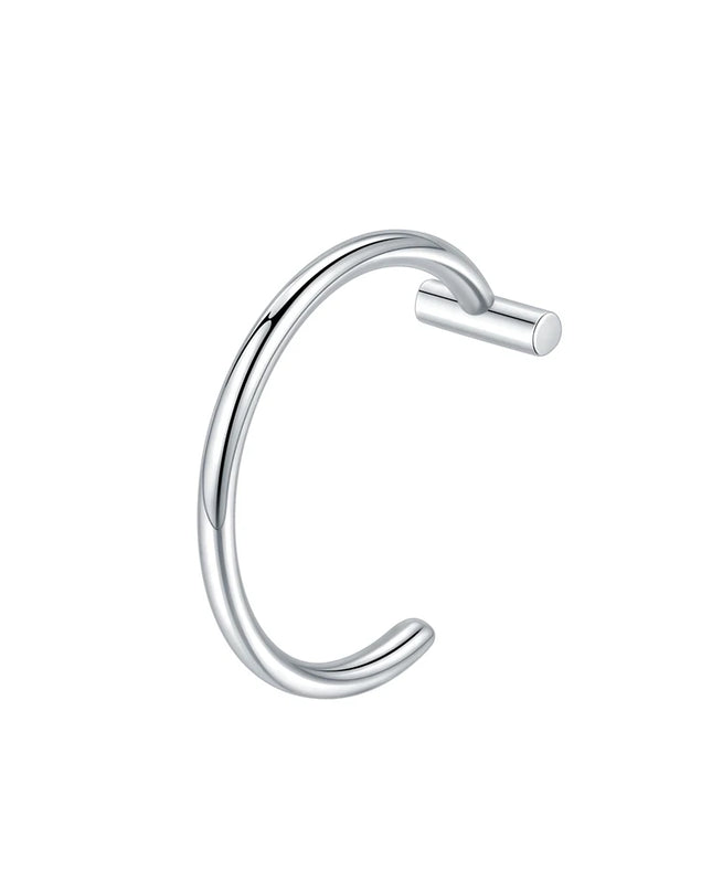 1PC Stainless Steel Fake Nose Ring Hoop Septum Rings Non-Pierced C Clip Lip Ring Earring Fake Nose Piercings Women Body Jewelry