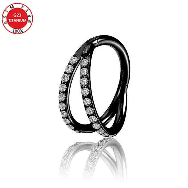 Septum Piercing Nose Ring for Women Piercing for The Ears Tragus Lip Zircon Jewelry Ladies Sexy Perforated Labret Body Jewelry