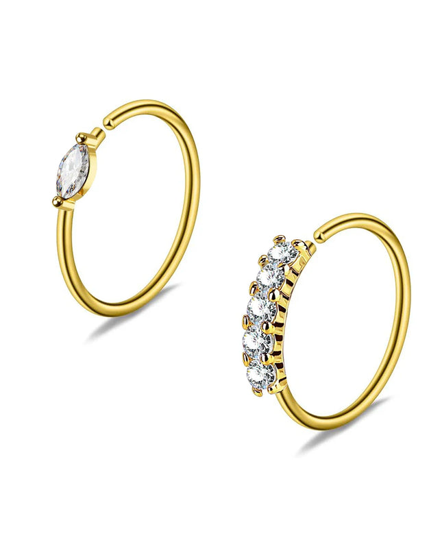 316L Stainless Steel Nose Ring Hoop 20G Cartilage Tragus Helix Conch Nose Piercing Jewelry Hoop Stud Unisex Minimalist