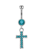 Navel & Bell Button Rings / Blue / Surface and Dermal